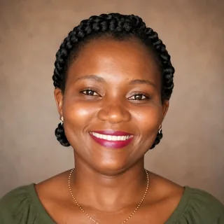 Retrato da Responsável da Administração e Finanças da Nwananga Christian School